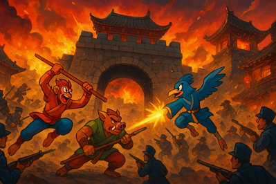 China Gate - Fanart - Background (World) - 1536x1024