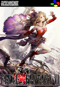 Final Fantasy VI - Fanart - Box - Front (North America) - 490x710