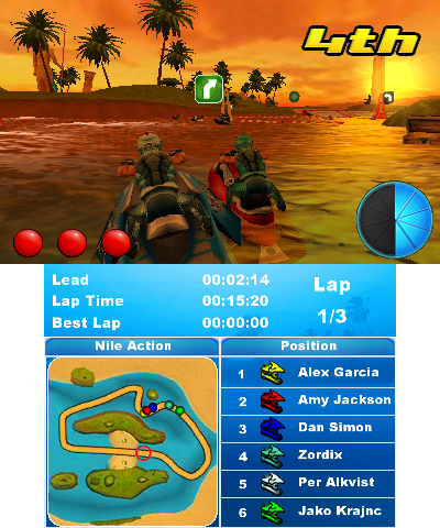 Illustration of Aqua Moto Racing 3D