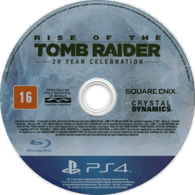 Rise of the Tomb Raider: 20 Year Celebration - Disc (Brazil) - 727x727