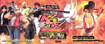 KOF: Maximum Impact: Maniax - Advertisement Flyer - Front (United States) - 5354x2252