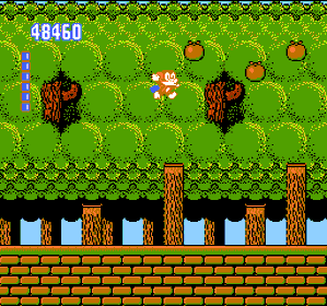 Perman: Enban o Torikaese!! - Screenshot - Gameplay (World) - 256x240