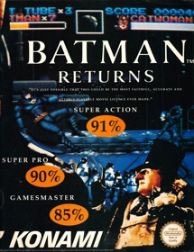 Batman Returns - Advertisement Flyer - Front (United Kingdom) - 1691x2200