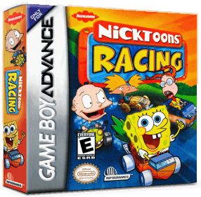 Nicktoons Racing - Box - 3D (North America) - 1016x998