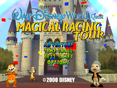 Walt Disney World Quest: Magical Racing Tour - Screenshot - Game Title (World) - 640x480