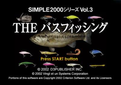 Fisherman's Bass Club - Screenshot - Game Title (Japan) - 640x448
