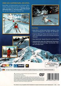 Alpine Ski Racing 2007: Bode Miller vs. Hermann Maier - Box - Back (Germany) - 566x800