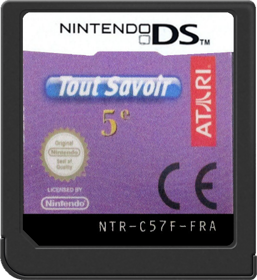 Tout Savoir 5e - Cart - Front (France) - 517x564