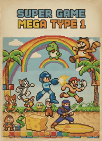 Super Game Mega Type 1 - Fanart - Box - Front (World) - 864x1200
