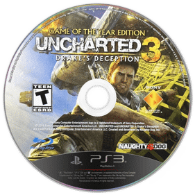 Uncharted 3: Drake's Deception: Game of the Year Edition - Disc (North America) - 1440x1440