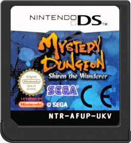 Mystery Dungeon: Shiren the Wanderer - Cart - Front (Europe) - 517x564