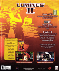 Lumines II - Advertisement Flyer - Front (United States) - 1800x2178