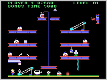 Hard Hat Mack - Screenshot - Gameplay (World) - 256x192