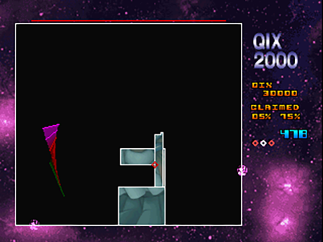 Illustration of Qix 2000