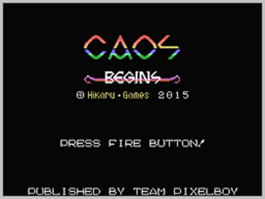Caos Begins - Screenshot - Game Title (World) - 256x192