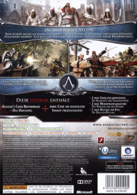 Assassin's Creed: Brotherhood - Box - Back (Germany) - 951x1352