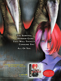 Dino Crisis - Advertisement Flyer - Front (North America) - 1669x2200