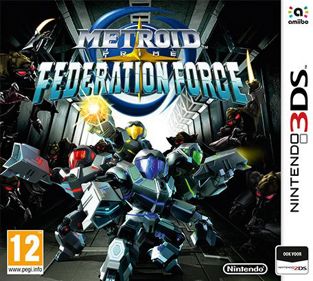 Metroid Prime: Federation Force - Box - Front (Europe) - 456x409