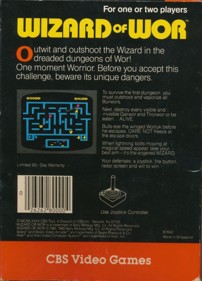 Wizard of Wor - Box - Back (North America) - 600x834