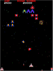 Arcade Archives: Galaga - Screenshot - Gameplay (World) - 577x770