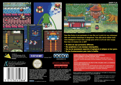 Pocky & Rocky 2 - Box - Back (France) - 2103x1476