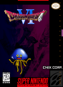 Dragon Quest VI: Maboroshi no Daichi - Fanart - Box - Front (North America) - 1534x2100