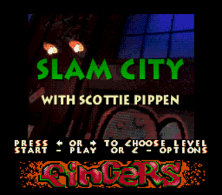 Slam City with Scottie Pippen - Screenshot - Game Title (North America) - 256x224