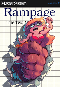 Rampage - Fanart - Box - Front (North America) - 490x710
