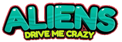 Aliens Drive Me Crazy - Clear Logo (World) - 555x194