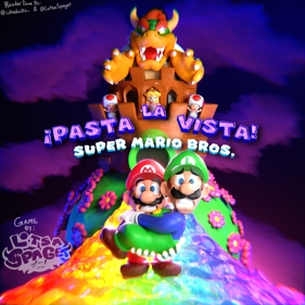PASTA LA VISTA SUPER MARIO BROS. - Advertisement Flyer - Front (World) - 1080x1080