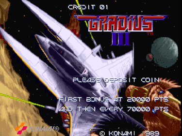 Gradius III - Screenshot - Game Title (Japan) - 299x224