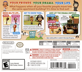 Tomodachi Life - Box - Back (North America) - 771x680