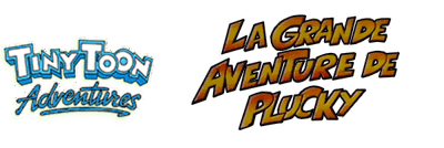 Tiny Toon Adventures: Plucky's Big Adventure - Clear Logo (France) - 600x201