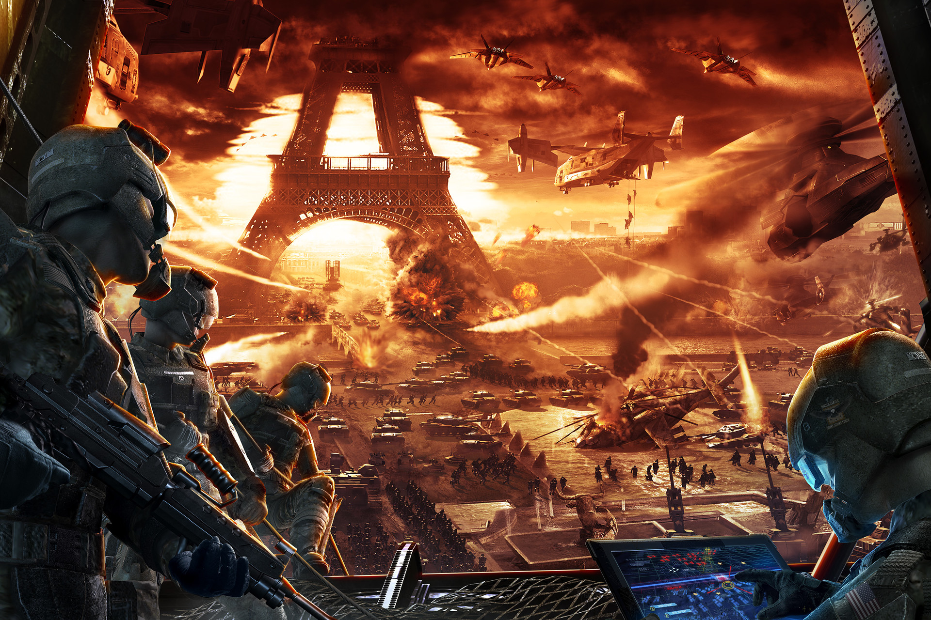 Illustration of Tom Clancy's EndWar