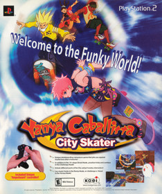 Yanya Caballista: City Skater - Advertisement Flyer - Front (United States) - 1837x2200