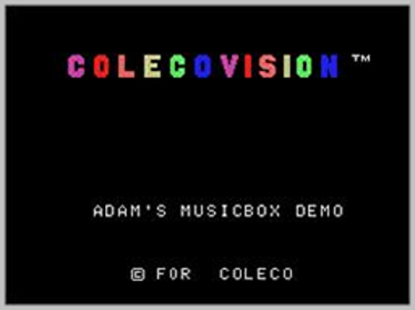 Adam's Musicbox Demo - Screenshot - Game Title (World) - 256x192