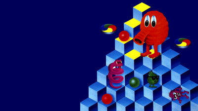 Q*bert - Fanart - Background (Japan) - 3840x2160