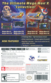 Mega Man X Legacy Collection 1 + 2 - Box - Back (North America) - 1332x2160
