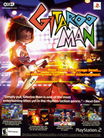 Gitaroo Man - Advertisement Flyer - Front (United States) - 1664x2200