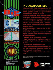 Indianapolis 500: The Simulation - Box - Back (Italy) - 735x960