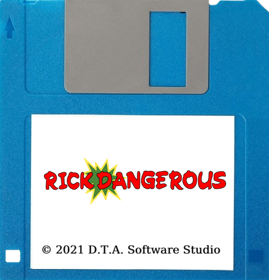 Rick Dangerous - Fanart - Disc (Europe) - 489x509