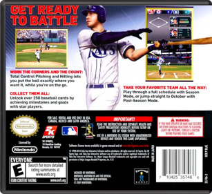 Major League Baseball 2K10 - Box - Back - Reconstructed (North America) - 774x708