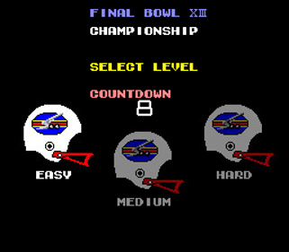 Gridiron Fight - Screenshot - Game Select (North America) - 256x224