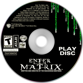 Enter the Matrix - Disc (North America) - 1406x1406