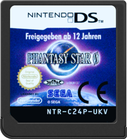 Phantasy Star 0 - Cart - Front (Europe) - 517x564