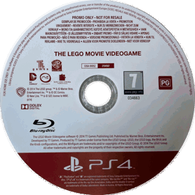 The LEGO Movie Videogame - Disc (World) - 1294x1290