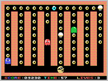 Donuts Man - Screenshot - Gameplay (World) - 256x192