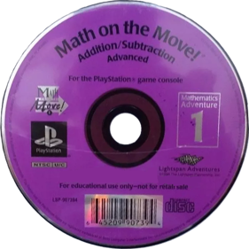 Math on the Move! 1: Addition & Subtraction: Advanced - Disc (North America) - 600x600