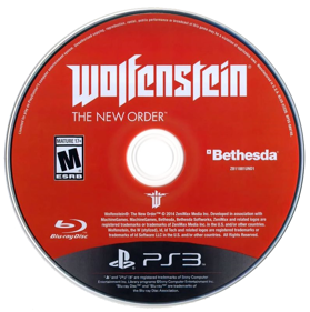 Wolfenstein: The New Order - Disc (North America) - 795x800