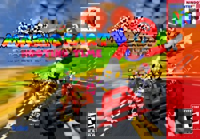 Mario Kart 64: Hooting Time - Fanart - Box - Front (World) - 690x480